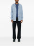 hooded gingham-check shirt